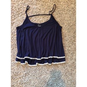 Navy tank top